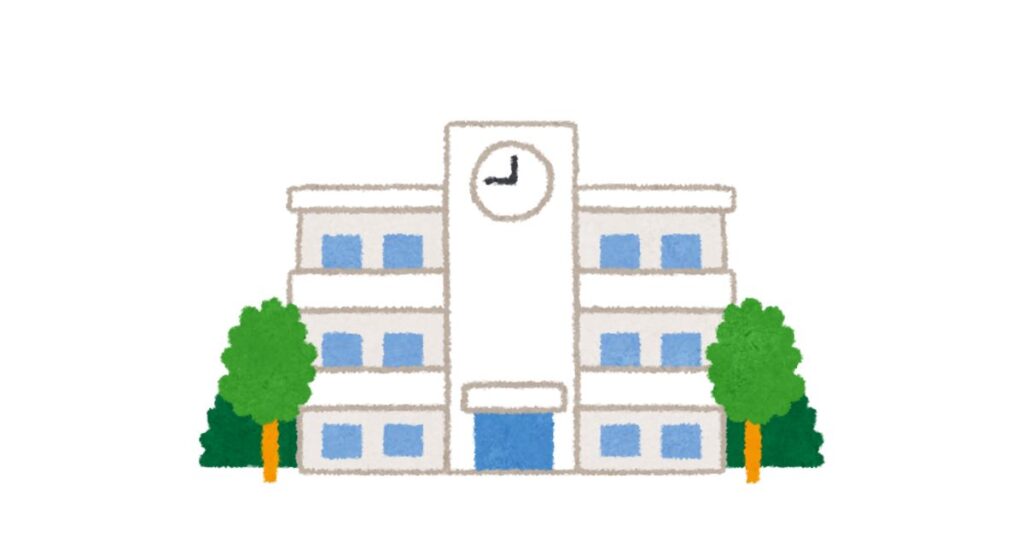 小学校の校舎画像