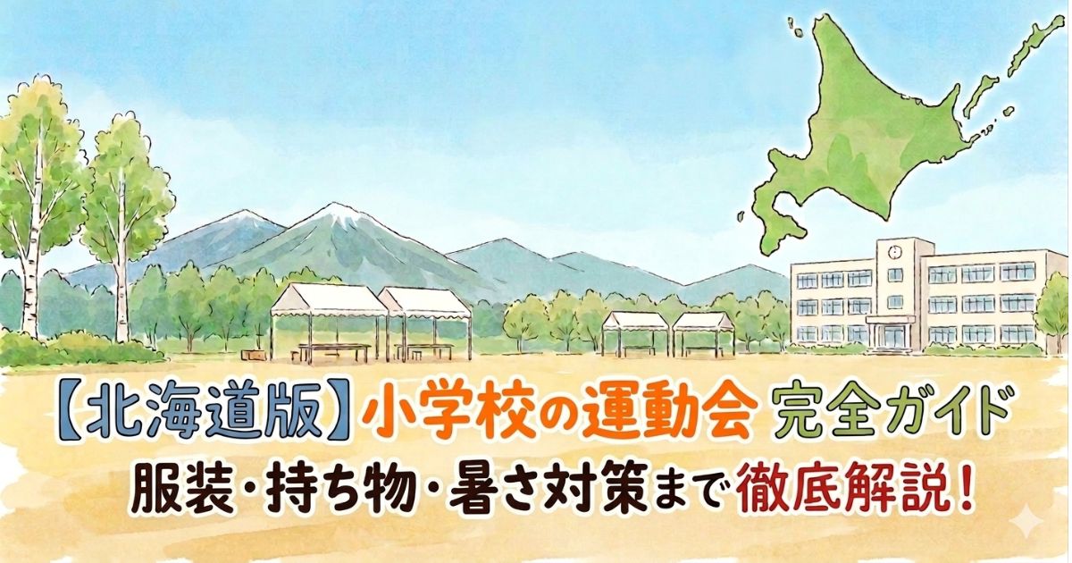 【北海道版】小学校の運動会完全ガイド記事アイキャッチ画像