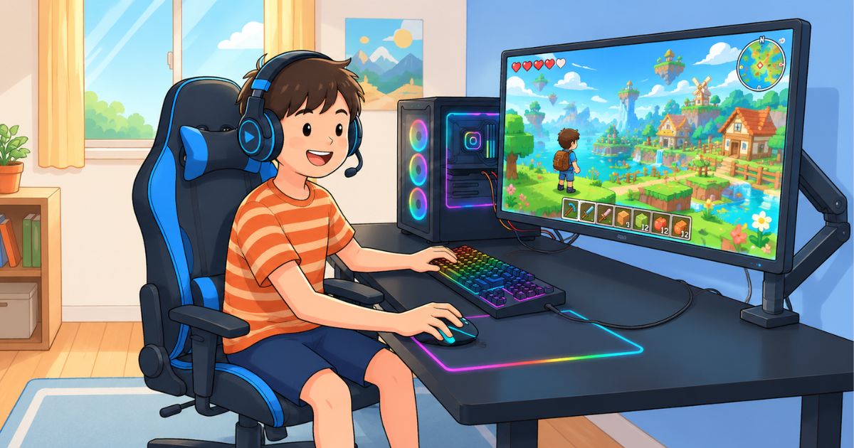 小学生にゲーミングPCは早い？注意点5選まとめ記事アイキャッチ画像